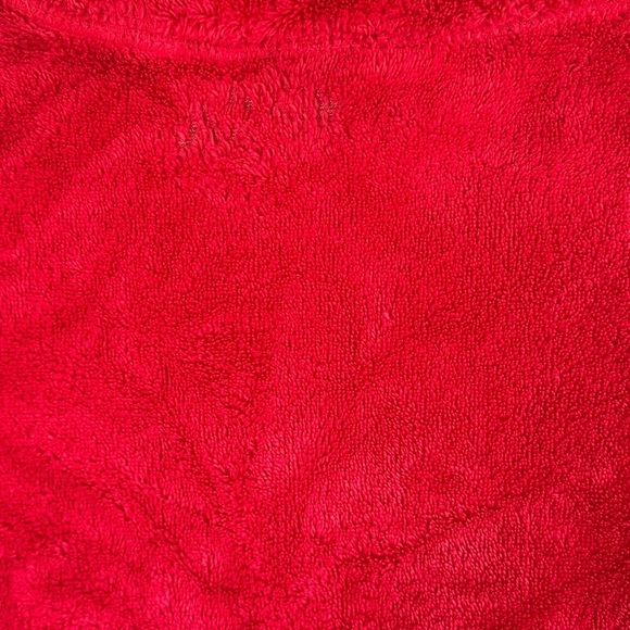 Disney Red Mickey Mouse Fleece Sleepwear Top Sz M - Picture 6 of 7